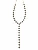 2337 Złoty łańcuszek naszyjnik 42+5cm stal chirurgiczna 316L krawatka